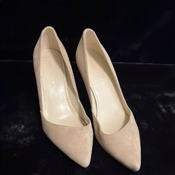 Marc Fisher Tuscany Suede Pointed Toe Pumps - Picture 1 of 11